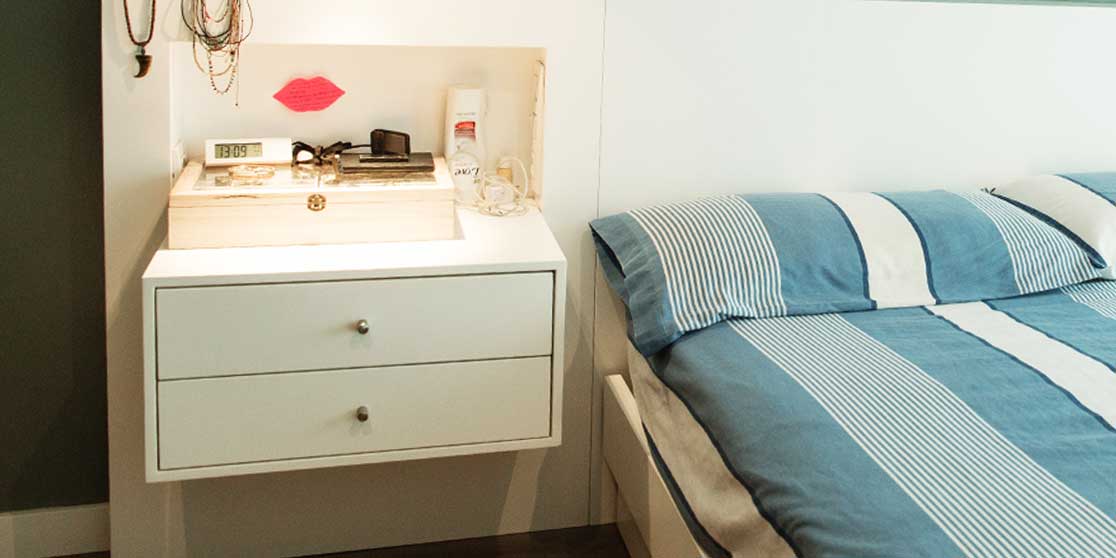 Interiorista Barcelona refomas dormitorios blanco